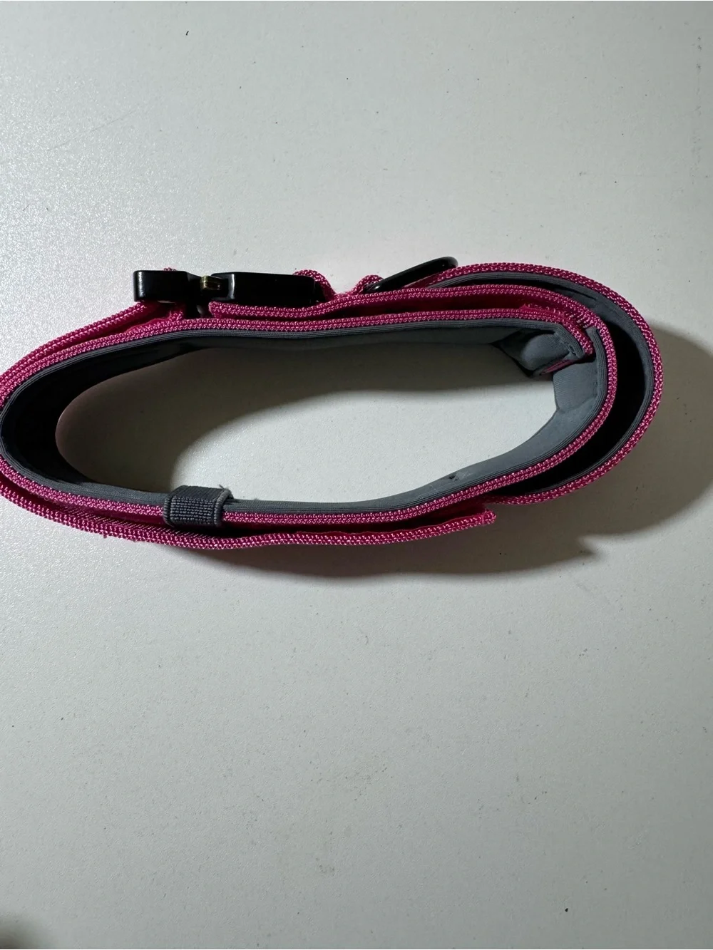 Pink Reflectivee Dog Collar with Quick-Release Buckle-Medium